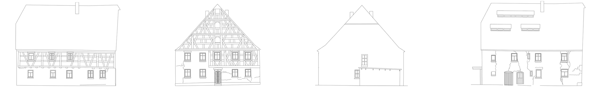 Ansichten Fachwerkhaus Merkendorf