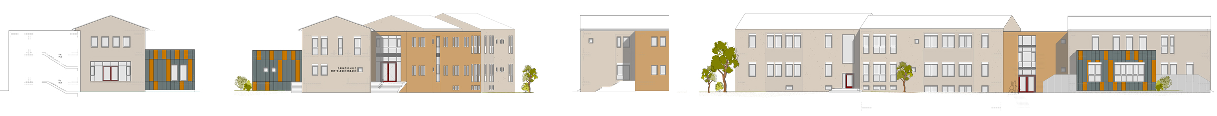 Ansichten Kindertagesstätte Merkendorf